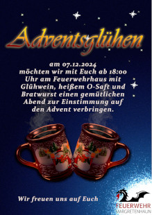 Einladung zum Adventsglühen